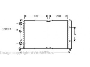 AVA QUALITY COOLING VW2191 radiatorius, variklio aušinimas 
 Aušinimo sistema -> Radiatorius/alyvos aušintuvas -> Radiatorius/dalys
6K0121253AS, 6K0121253AS