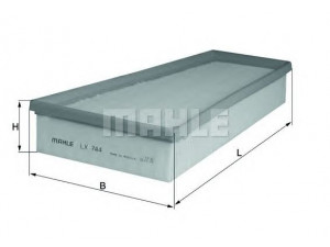 KNECHT LX 744 oro filtras 
 Techninės priežiūros dalys -> Techninės priežiūros intervalai
1444F6, 1444F7