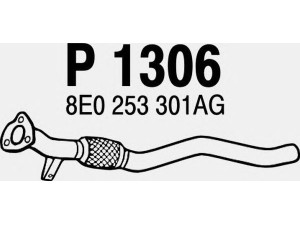 FENNO P1306 išleidimo kolektorius 
 Išmetimo sistema -> Išmetimo vamzdžiai
8E0253301AA