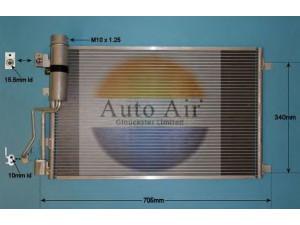 AUTO AIR GLOUCESTER 16-1347 kondensatorius, oro kondicionierius 
 Oro kondicionavimas -> Kondensatorius
92100JD500