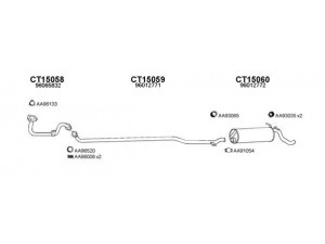 VENEPORTE 150191 išmetimo sistema 
 Išmetimo sistema -> Išmetimo sistema, visa