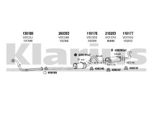 KLARIUS 960052E išmetimo sistema 
 Išmetimo sistema -> Išmetimo sistema, visa