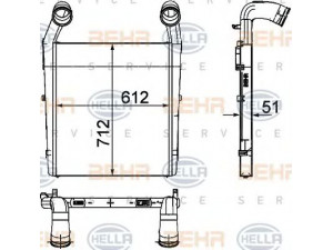 HELLA 8ML 376 732-731 tarpinis suslėgto oro aušintuvas, kompresorius
WG9 925 530 032