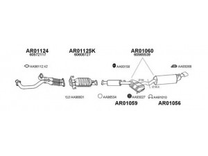 VENEPORTE 010105 išmetimo sistema 
 Išmetimo sistema -> Išmetimo sistema, visa