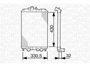 MAGNETI MARELLI 350213156000 radiatorius, variklio aušinimas 
 Aušinimo sistema -> Radiatorius/alyvos aušintuvas -> Radiatorius/dalys
565828