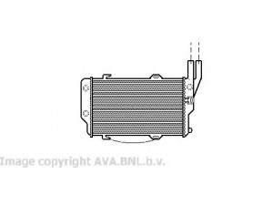 AVA QUALITY COOLING VW2108 radiatorius, variklio aušinimas 
 Aušinimo sistema -> Radiatorius/alyvos aušintuvas -> Radiatorius/dalys
1H0121251