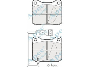 APEC braking PAD1901 stabdžių trinkelių rinkinys, diskinis stabdys 
 Techninės priežiūros dalys -> Papildomas remontas
CD6956A