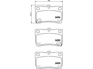 HELLA PAGID 8DB 355 014-861 stabdžių trinkelių rinkinys, diskinis stabdys 
 Techninės priežiūros dalys -> Papildomas remontas
0446630210, 0446630230