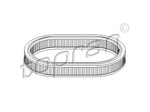 TOPRAN 303 938 oro filtras 
 Filtrai -> Oro filtras
6 162 294, 89SF9601AA, EFA486