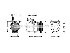 AVA QUALITY COOLING HYAK199 kompresorius, oro kondicionierius 
 Oro kondicionavimas -> Kompresorius/dalys
977011C250