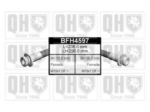 QUINTON HAZELL BFH4597 stabdžių žarnelė 
 Stabdžių sistema -> Stabdžių žarnelės
FBH 6049, 91 122 281, 91 122 281