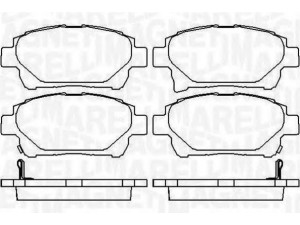 MAGNETI MARELLI 363916060784 stabdžių trinkelių rinkinys, diskinis stabdys 
 Techninės priežiūros dalys -> Papildomas remontas