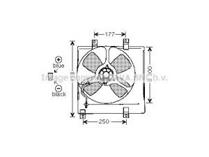 AVA QUALITY COOLING MZ7504 ventiliatorius, radiatoriaus 
 Aušinimo sistema -> Oro aušinimas