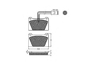 SPIDAN 30263 stabdžių trinkelių rinkinys, diskinis stabdys 
 Techninės priežiūros dalys -> Papildomas remontas
GBP90258, GBP90273, GBP90291, GBP90306