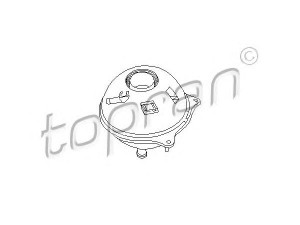 TOPRAN 104 049 išsiplėtimo bakelis, aušinimo skystis 
 Aušinimo sistema -> Radiatorius/alyvos aušintuvas -> Išsiplėtimo bakelis, variklio aušinimo skystis
701 121 407B, 701 121 407C