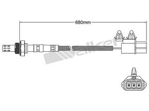 WALKER PRODUCTS 250-23133 lambda jutiklis 
 Išmetimo sistema -> Jutiklis/zondas
22690 2Y921