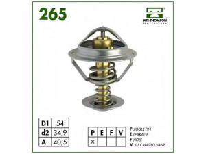 MTE-THOMSON 265.82 termostatas, aušinimo skystis 
 Aušinimo sistema -> Termostatas/tarpiklis -> Thermostat
1148164, 1149617, 2S6G-8570-AB