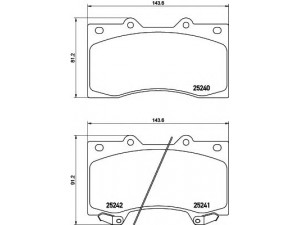 HELLA 8DB 355 019-531 stabdžių trinkelių rinkinys, diskinis stabdys 
 Techninės priežiūros dalys -> Papildomas remontas
D10601LB0A, D10601LB2A, D10601LB2B