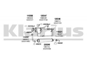 KLARIUS 930350E išmetimo sistema 
 Išmetimo sistema -> Išmetimo sistema, visa