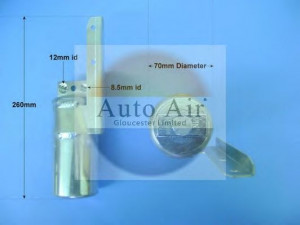 AUTO AIR GLOUCESTER 31-3172 džiovintuvas, oro kondicionierius 
 Oro kondicionavimas -> Džiovintuvas
52484345, 52485121