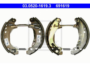 ATE 03.0520-1619.3 stabdžių trinkelių komplektas 
 Techninės priežiūros dalys -> Papildomas remontas
4241 6C, 4242 29, 4241 6R, 4242 29