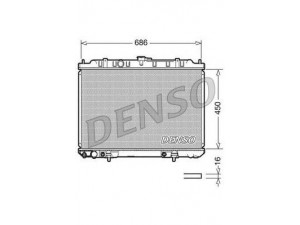 DENSO DRM46008 radiatorius, variklio aušinimas
214608H303, 214609H300