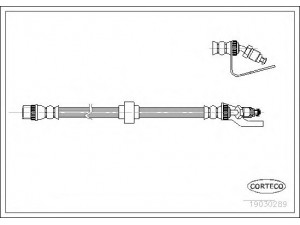 CORTECO 19030289 stabdžių žarnelė 
 Stabdžių sistema -> Stabdžių žarnelės
4500131, 9160431, 7700302379, 4500131