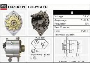 DELCO REMY DRZ0201 kintamosios srovės generatorius 
 Elektros įranga -> Kint. sr. generatorius/dalys -> Kintamosios srovės generatorius
4686021, 4727035, 4727036