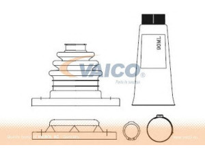 VAICO V20-1186 gofruotoji membrana, kardaninis velenas 
 Ratų pavara -> Gofruotoji membrana
33 21 1 229 209, 33 21 1 229 378