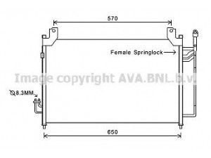 AVA QUALITY COOLING MZA5240 kondensatorius, oro kondicionierius