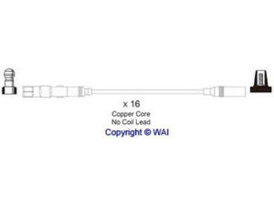 WAIglobal SL781 uždegimo laido komplektas