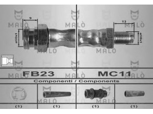 MAL? 80178 stabdžių žarnelė 
 Stabdžių sistema -> Stabdžių žarnelės
46845598