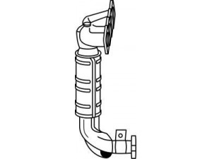 AKS DASIS SG26136 katalizatoriaus keitiklis