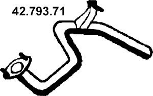 EBERSPÄCHER 42.793.71 išleidimo kolektorius 
 Išmetimo sistema -> Išmetimo vamzdžiai
28750-43300, 28750-43301