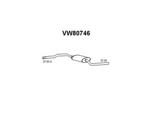 VENEPORTE VW80746 priekinis duslintuvas
028253409H