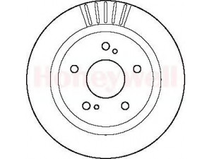 BENDIX 561724B stabdžių diskas 
 Stabdžių sistema -> Diskinis stabdys -> Stabdžių diskas
4320624P01