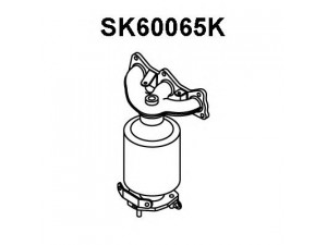 VENEPORTE SK60065K kolektoriaus katalizatorius 
 Išmetimo sistema -> Kolektorius
03E253020KX, 03E253020LX, 03E253020MX