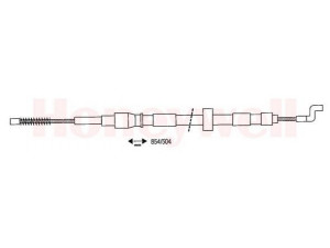 BENDIX 432052B trosas, stovėjimo stabdys 
 Stabdžių sistema -> Valdymo svirtys/trosai
701609701