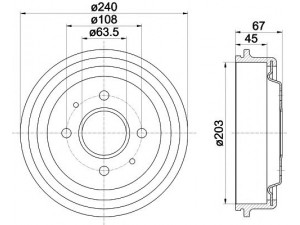 HELLA PAGID 8DT 355 301-371 stabdžių būgnas 
 Stabdžių sistema -> Būgninis stabdys -> Stabdžių būgnas
6192490, 7098234, 93FB1126AA