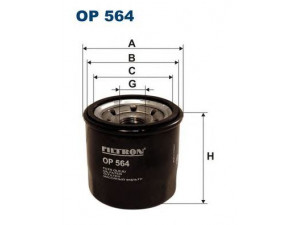 FILTRON OP564 alyvos filtras 
 Filtrai -> Alyvos filtras
1560187107, 1560187107000, 1560187107LOC