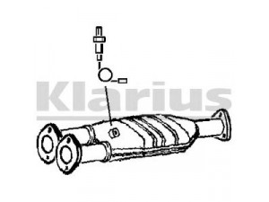 KLARIUS 311911 katalizatoriaus keitiklis 
 Išmetimo sistema -> Katalizatoriaus keitiklis
605180808, 605180808