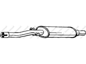 BOSAL 148-853 vidurinis duslintuvas 
 Išmetimo sistema -> Duslintuvas
4 402 771, 5 888 167, 5 934 523