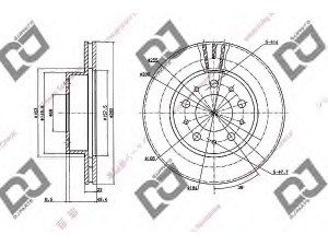 DJ PARTS BD2005 stabdžių diskas 
 Dviratė transporto priemonės -> Stabdžių sistema -> Stabdžių diskai / priedai
13599063