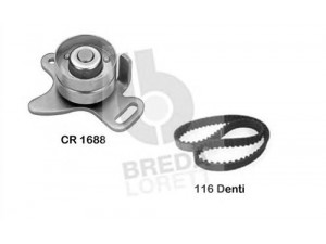 BREDA  LORETT KCD0118 paskirstymo diržo komplektas 
 Techninės priežiūros dalys -> Papildomas remontas
0829-54, 0829-10, 7700692315
