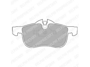 DELPHI LP1521 stabdžių trinkelių rinkinys, diskinis stabdys 
 Techninės priežiūros dalys -> Papildomas remontas
GBP90342, GBP90342AF, SFP100511