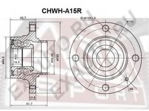 ASVA CHWH-A15R rato stebulė 
 Ašies montavimas/vairavimo mechanizmas/ratai -> Rato stebulė/montavimas -> Rato stebulė
A11-3301030BB