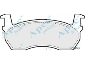 APEC braking PAD425 stabdžių trinkelių rinkinys, diskinis stabdys 
 Techninės priežiūros dalys -> Papildomas remontas
41060-01B25, 4106004B25, 4106004B26