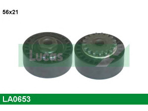 LUCAS ENGINE DRIVE LA0653 kreipiantysis skriemulys, V formos rumbuotas diržas 
 Diržinė pavara -> V formos rumbuotas diržas/komplektas -> Laisvasis/kreipiamasis skriemulys