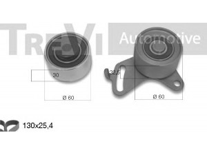TREVI AUTOMOTIVE KD1138 paskirstymo diržo komplektas 
 Techninės priežiūros dalys -> Papildomas remontas