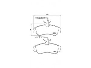 BREMBO P 61 060 stabdžių trinkelių rinkinys, diskinis stabdys 
 Techninės priežiūros dalys -> Papildomas remontas
1611335080, 425154, 425155, 425485